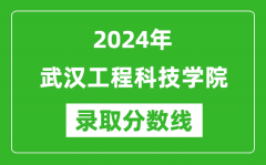 武汉工程科技学院录取分数线2024年是多少分(附各省录取最低分)