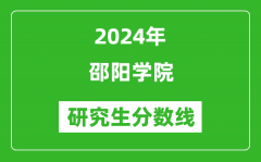 2024年邵阳学院研究生分数线一览表（含2023年历年）