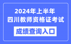 2024年上半年四川教师资格证考试成绩查询入口（https://ntce.neea.edu.cn/）