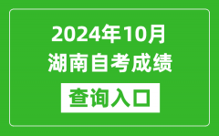 2024年10月湖南自考成绩查询入口网址（https://www.hneeb.cn/）