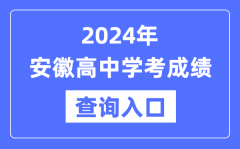 2024年安徽高中学考成绩查询入口网址_高中会考成绩怎么查？