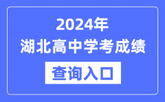 2024年湖北高中学考成绩查询入口网址_高中会考成绩怎么查？