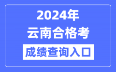 2024年云南合格考成绩查询入口网址（https://www.ynzs.cn/）