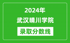 武汉晴川学院录取分数线2024年是多少分(附各省录取最低分)