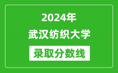 武汉纺织大学录取分数线2024年是多少分(附各省录取最低分)