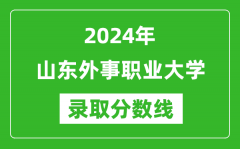 山东外事职业大学录取分数线2024年是多少分(附各省录取最低分)