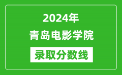 青岛电影学院录取分数线2024年是多少分(附各省录取最低分)