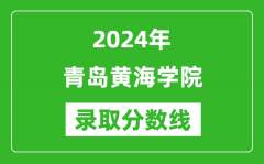 青岛黄海学院录取分数线2024年是多少分(附各省录取最低分)