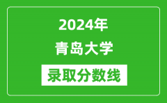 青岛大学录取分数线2024年是多少分(附各省录取最低分)