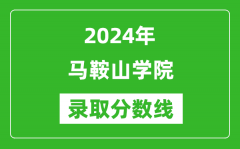 马鞍山学院录取分数线2024年是多少分(附各省录取最低分)