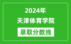 天津体育学院录取分数线2024年是多少分(附各省录取最低分)