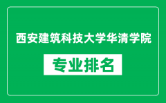 西安建筑科技大学华清学院专业排名一览表_哪些专业比较好