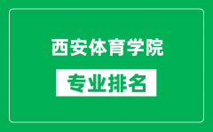 西安体育学院专业排名一览表_西安体育学院哪些专业比较好