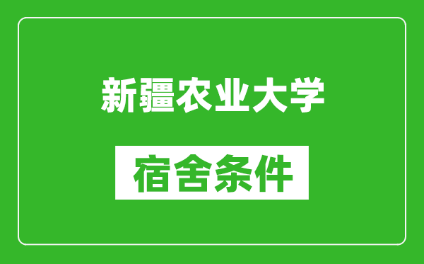 新疆农业大学宿舍条件怎么样,几个人住,有空调吗?