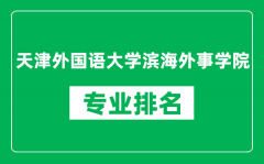 天津外国语大学滨海外事学院专业排名一览表_哪些专业比较好