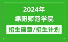 2024年绵阳师范学院研究生招生简章及各专业招生计划人数