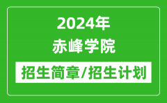 2024年赤峰学院研究生招生简章及各专业招生计划人数