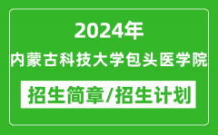 2024年内蒙古科技大学包头医学院研究生招生简章及各专业招生计划人数