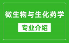 微生物与生化药学考研专业介绍及就业前景分析