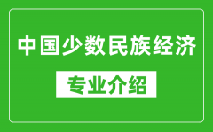 中国少数民族经济考研专业介绍及就业前景分析