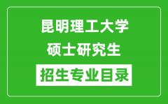 昆明理工大学2024硕士研究生招生专业目录及考试科目