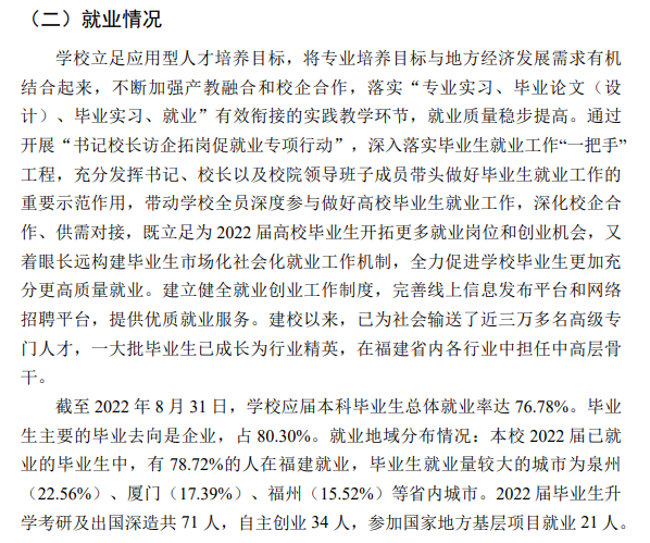 泉州信息工程学院就业率怎么样,就业前景好吗？