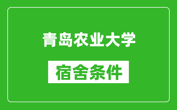 青岛农业大学宿舍条件怎么样,有空调吗?