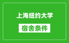 上海纽约大学宿舍条件怎么样_有空调吗?