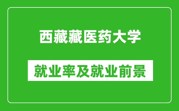 西藏藏医药大学就业率怎么样,就业前景好吗？