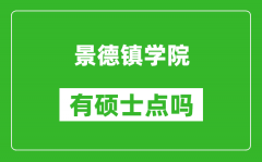 景德镇学院有硕士点吗_能不能招研究生?