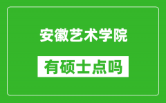 安徽艺术学院有硕士点吗_能不能招研究生?