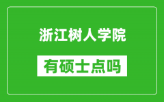 浙江树人学院有硕士点吗_能不能招研究生?