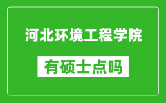 河北环境工程学院有硕士点吗_能不能招研究生?