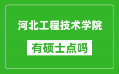 河北工程技术学院有硕士点吗_能不能招研究生?