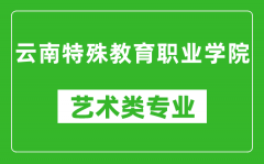 云南特殊教育职业学院艺术类专业一览表