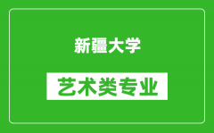 新疆大学艺术类专业一览表