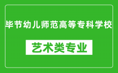 毕节幼儿师范高等专科学校艺术类专业一览表