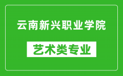 云南新兴职业学院艺术类专业一览表