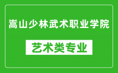 嵩山少林武术职业学院艺术类专业一览表