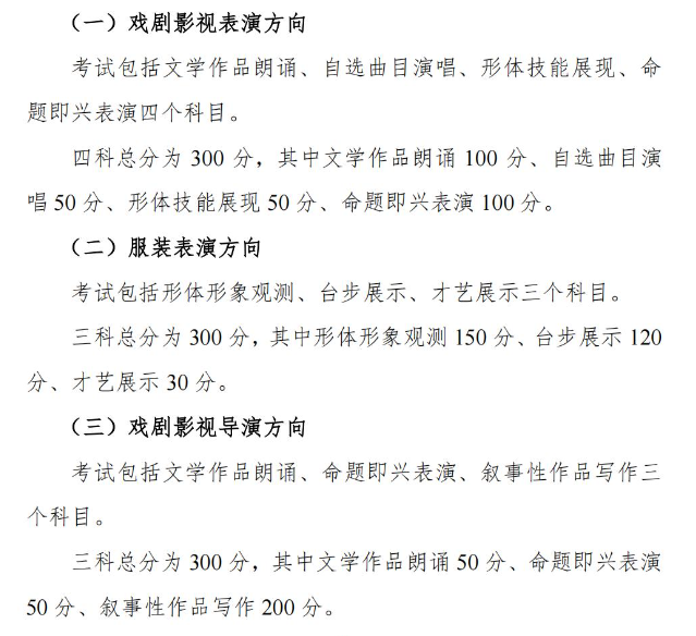 2024年湖南艺术统考满分是多少,湖南艺考科目及分值