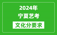 2024年宁夏艺考文化分要求_宁夏艺考最新政策解读