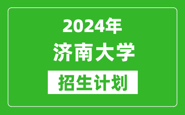 2024年济南大学艺考招生计划,艺术类各专业招生人数