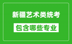 新疆艺术类统考包含哪些专业？