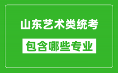 山东艺术类统考包含哪些专业？