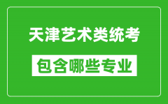 天津艺术类统考包含哪些专业？