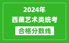 2024年西藏艺术类统考合格分数线（含历年艺考成绩合格线）