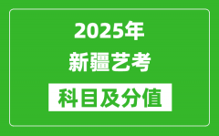 2025年新疆艺考科目及分值设置_新疆艺考满分是多少