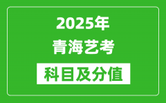 2025年青海艺考科目及分值设置_青海艺考满分是多少