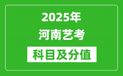 2025年河南艺考科目及分值设置_河南艺考满分是多少