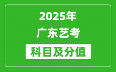 2025年广东艺考科目及分值设置_广东艺考满分是多少